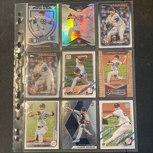 CLARKE SCHMIDT - 9 Card Lot (O)